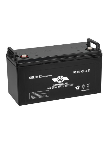 Гелевый аккумулятор Haswing Gel 80Ah 12V