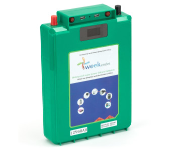 Літій-залізо-фосфатний акумулятор Weekender LiFePo-4 60 Ah 12V + заряд пристрій