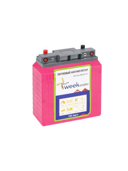 Літій-іонний акумулятор Weekender Li-ion 100 Ah 12V + зарядний пристрій
