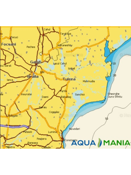 Карта Navionics 5G611S2 "УСТЬЕ РЕКИ ДУНАЙ (100 КМ)"