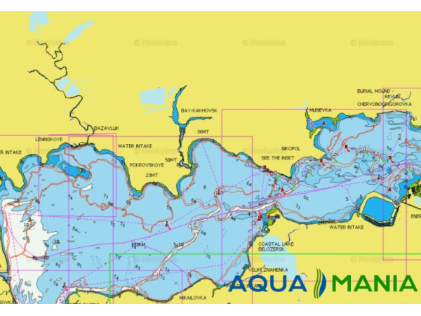 Карта Navionics  5G612S2 "РЕКА ДНЕПР (ПОЛНОЕ ПОКРЫТИЕ)"