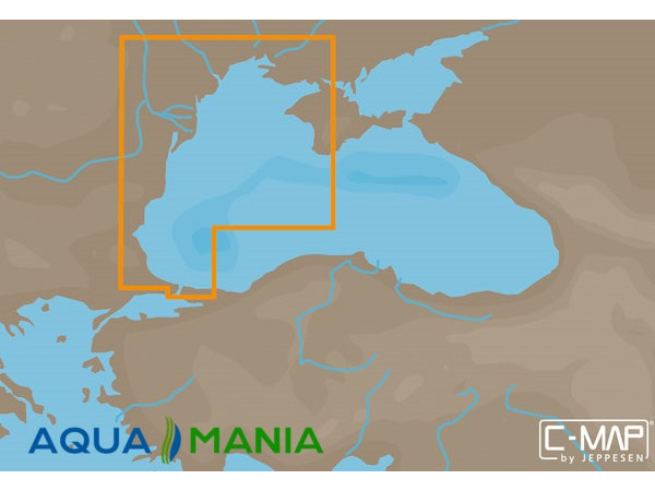 Карта С-МАР MAX-N EM-N120 - Західна частина Чорного моря