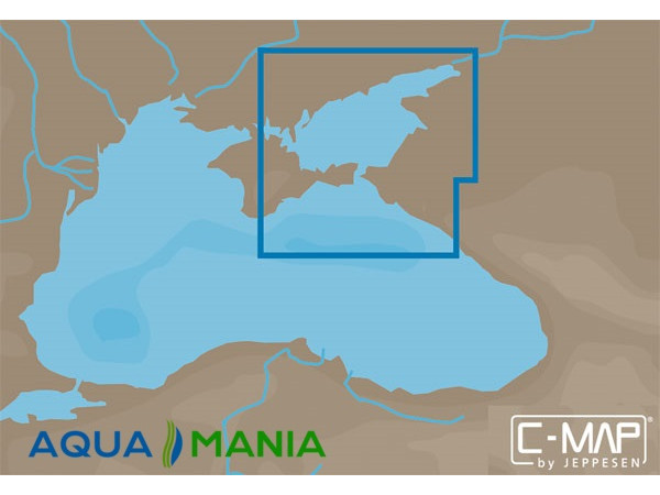 Карта С-МАР Азовське море, східна частина Чорного моря