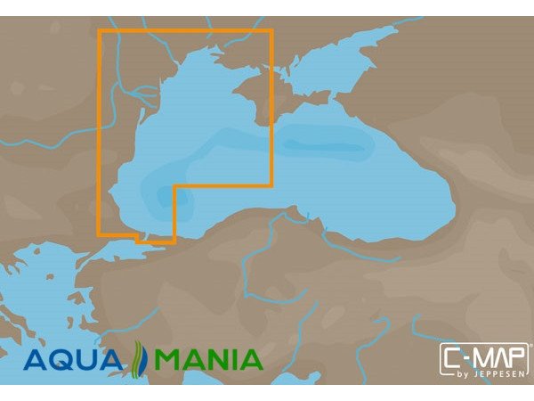 Карта С-МАР MAX-N EM-N120 - Западная часть Черного моря