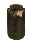 Гермомешок Tramp PVC (15л) оливковый Diamond Rip-Stop