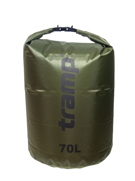 Гермомешок Tramp PVC (70л) оливковый Diamond Rip-Stop