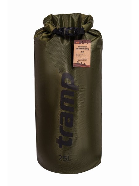 Гермомішок Tramp PVC (25л) оливковий Diamond Rip-Stop