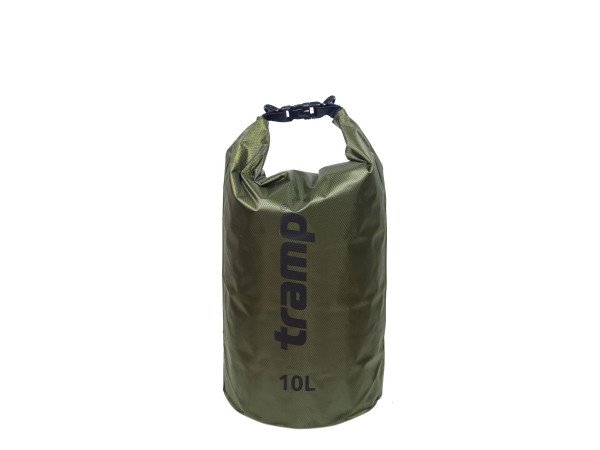 Гермомішок Tramp PVC (10л) оливковий Diamond Rip-Stop