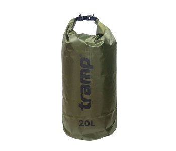 Гермомішок Tramp PVC (20л) оливковий Diamond Rip-Stop