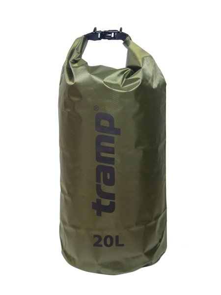 Гермомішок Tramp PVC (20л) оливковий Diamond Rip-Stop