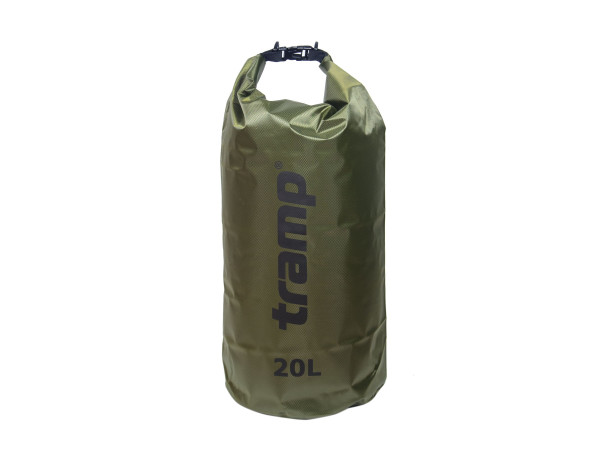 Гермомішок Tramp PVC (20л) оливковий Diamond Rip-Stop