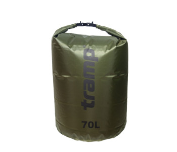 Гермомешок Tramp PVC (70л) оливковый Diamond Rip-Stop