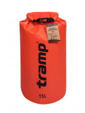 Гермомешок Tramp PVC (15л) оранжевый Diamond Rip-Stop