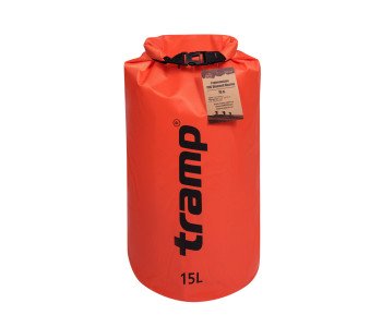 Гермомішок Tramp PVC (15л) помаранчевий Diamond Rip-Stop