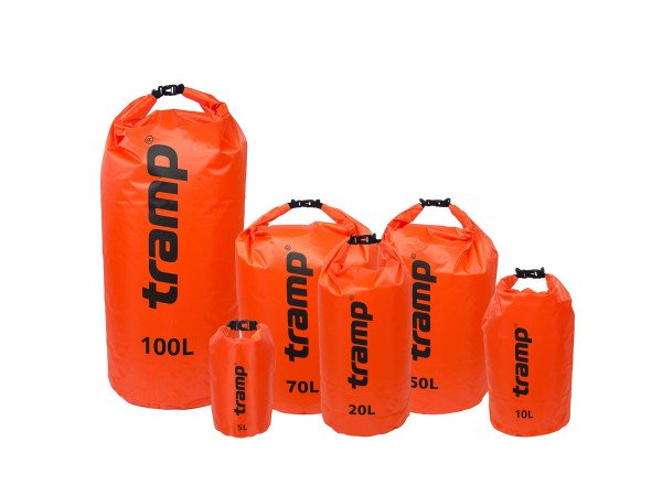 Гермомешок Tramp PVC (10л) оранжевый Diamond Rip-Stop