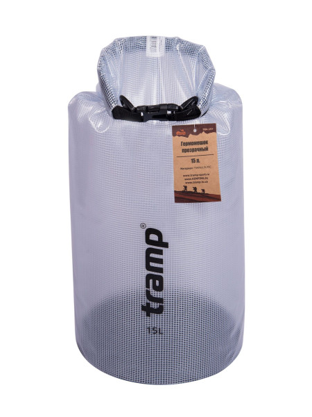 Гермомішок Tramp PVC (15л) прозорий