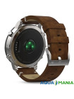 Навигатор на запястье Garmin fenix Chronos - Steel with Vintage Leather Watch Band