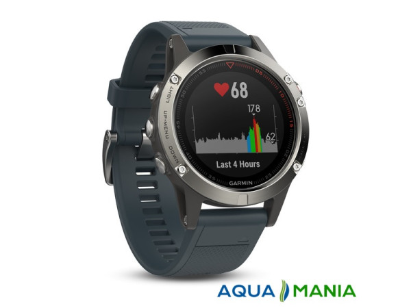 Навігатор на зап'ястя Garmin fenix 5 - Performer Bundle - Slate grey with black band