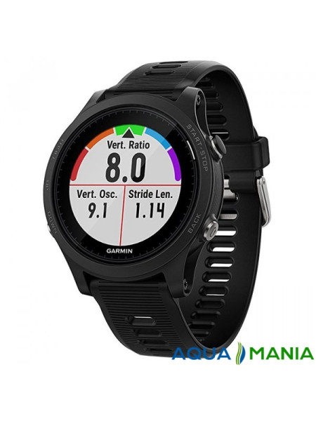 Навигатор на запястье Garmin Forerunner 935 Black & Yellow Tri-Bundle (GPS, Мультиспорт,   2 датчика сердца HRM-Tri + HRM-Swim)