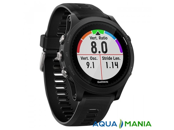 Навигатор на запястье Garmin Forerunner 935 Black & Yellow Tri-Bundle (GPS, Мультиспорт,   2 датчика сердца HRM-Tri + HRM-Swim)