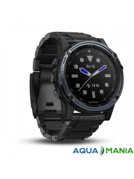 Навигатор на запястье Garmin Descent™ Mk1 Carbon Gray with DLC Titanium band