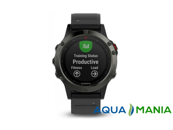 Навигатор на запястье Garmin fenix 5 - Slate grey with black band