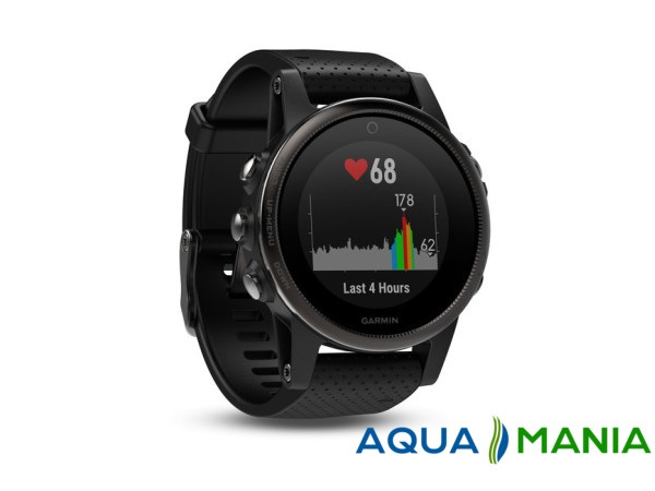 Навигатор на запястье Garmin fenix 5S Sapphire - Slate grey with black band