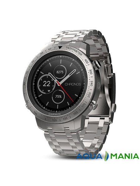 Навігатор на зап'ястя Garmin fenix Chronos - Steel with Brushed Stainless Steel Watch Band
