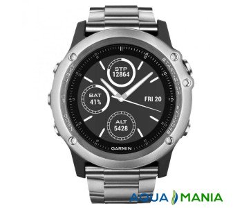 Навигатор на запястье Garmin fenix 3 HR, Glass & Titanium, Silver