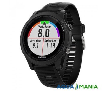 Навигатор на запястье Garmin Forerunner 935 Black & Yellow Tri-Bundle (GPS, Мультиспорт,   2 датчика сердца HRM-Tri + HRM-Swim)