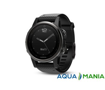  Навігатор на зап'ястя Garmin fenix - 5 Sapphire - Black with black band
