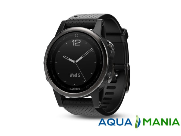  Навігатор на зап'ястя Garmin fenix - 5 Sapphire - Black with black band