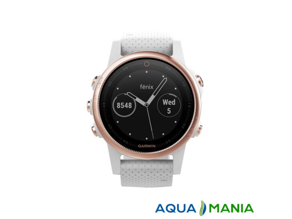 Навігатор на зап'ястя Garmin fenix 5S Sapphire Rose gold tone with white band