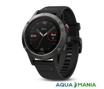 Навигатор на запястье Garmin fenix 5 - Slate grey with black band