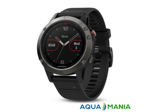 Навигатор на запястье Garmin fenix 5 - Slate grey with black band