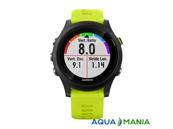 Навігатор на зап'ястя Garmin Forerunner 935 Black & amp; Yellow Tri-Bundle (GPS, Мультиспорт, 2 датчика серця HRM-Tri + HRM-Swim)