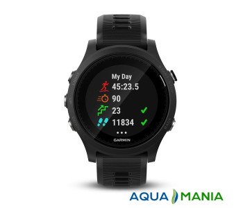 Навігатор на зап'ястя Garmin Forerunner 935, Black & amp; Grey (GPS, Мультиспорт, датчик серця)