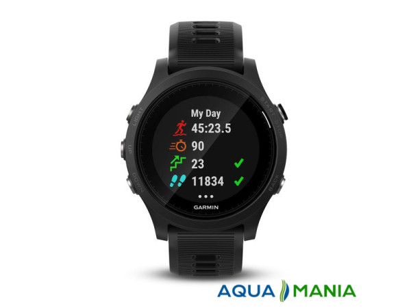 Навігатор на зап'ястя Garmin Forerunner 935, Black & amp; Grey (GPS, Мультиспорт, датчик серця)