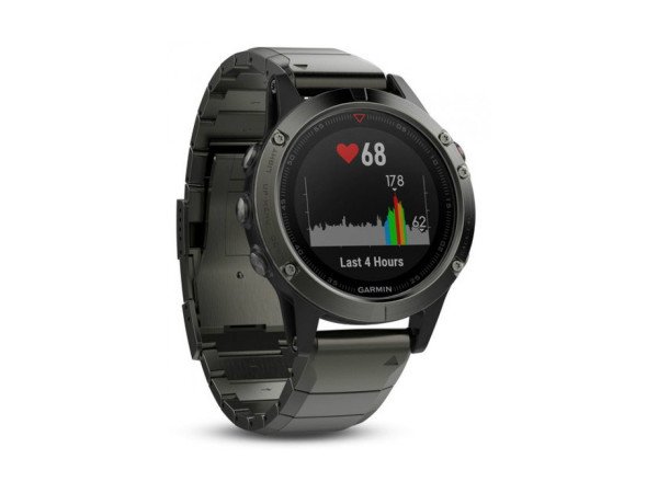 Навигатор на запястье Garmin fenix 5 Sapphire - Slate grey with metal band