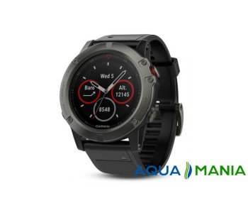 Навигатор на запястье Garmin fenix 5X Sapphire - Slate grey with black band