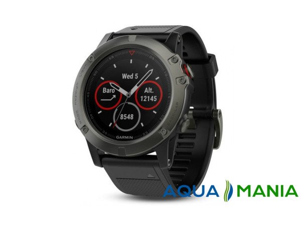 Навигатор на запястье Garmin fenix 5X Sapphire - Slate grey with black band