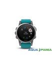 Навигатор на запястье Garmin fenix 5S - Silver with turquoise band