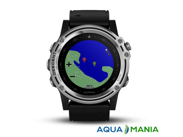 Навігатор на зап'ястя Garmin Descent ™ Mk1 Silver with Black band