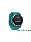 Навігатор на зап'ястя Garmin fenix 5S - Silver with turquoise band