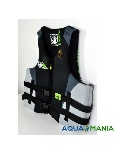 Жилет Stealth Men Neo PFD XL / 2XL чорно-сріблястий