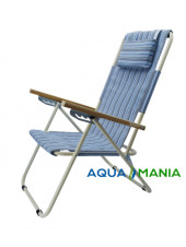 Крісло шезлонг AQUA MANIA блакитне