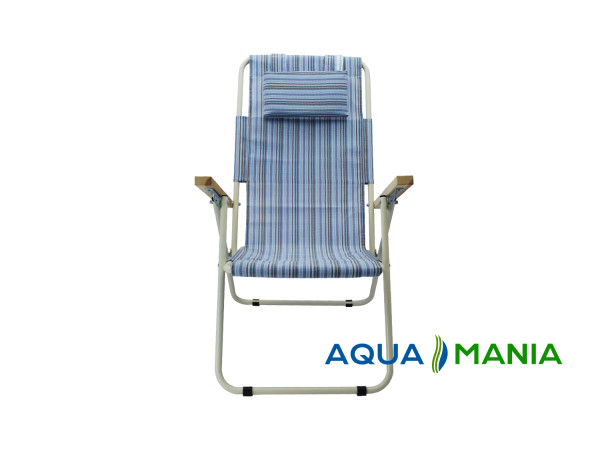 Кресло шезлонг AQUA MANIA голубое