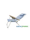 Крісло шезлонг AQUA MANIA блакитне