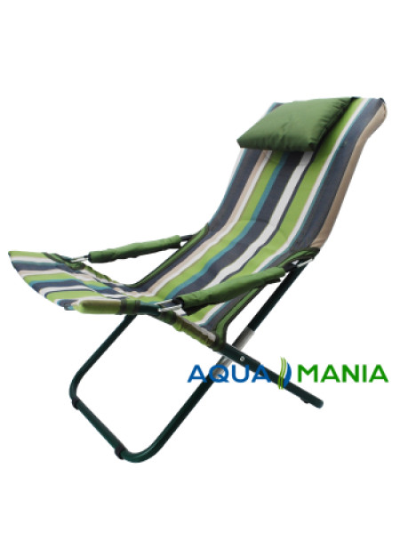 Шезлонг AQUA MANIA зелена смуга