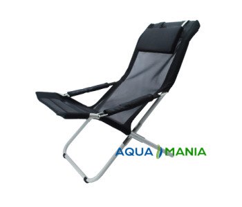Шезлонг з ПВХ AQUA MANIA Black